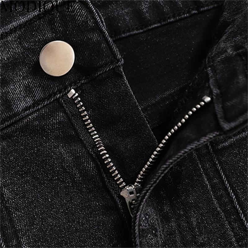 MODIQUE Spring Plus Size New Women Versatile Vintage High Waisted Slimmer Elastic Long Jeans Lady Casual Pencil Pants   Trousers