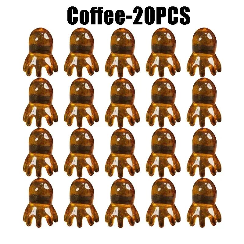 Ergonomic Octopus Head Gua Sha Massager Resin Portable for Face Body Scalp Pressure Point Tool Spa Quality Home Travel