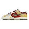 Dunk Blessing Wishes Winter Leather Low Top Skateboard Shoes Men's Beige Red IQ1118-220(Team773-)
