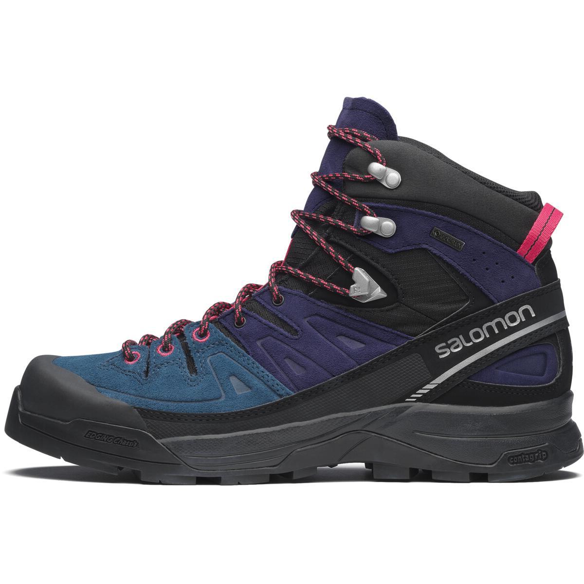 

SALOMON X-Alp Mid Ltr Gtx Прочная Поддержка Легкие Полуботинки для Бега Унисекс Обувь для Бега Синий Фиолетовый 478680 38⅔