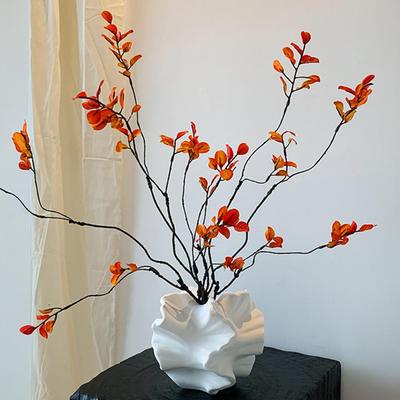 Artificial Fall Leaves Vase Filler Farmhouse Fall Decor Stems Artificial Fall Foliage Stems for Vases Centerpieces Faux for Home