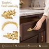 European Style Vintage Drawer Pulls Zinc Alloy Wardrobe Door Handles  For Wine Cabinet