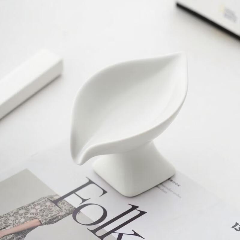 YIXI Leaf Ceramic Soap Dish