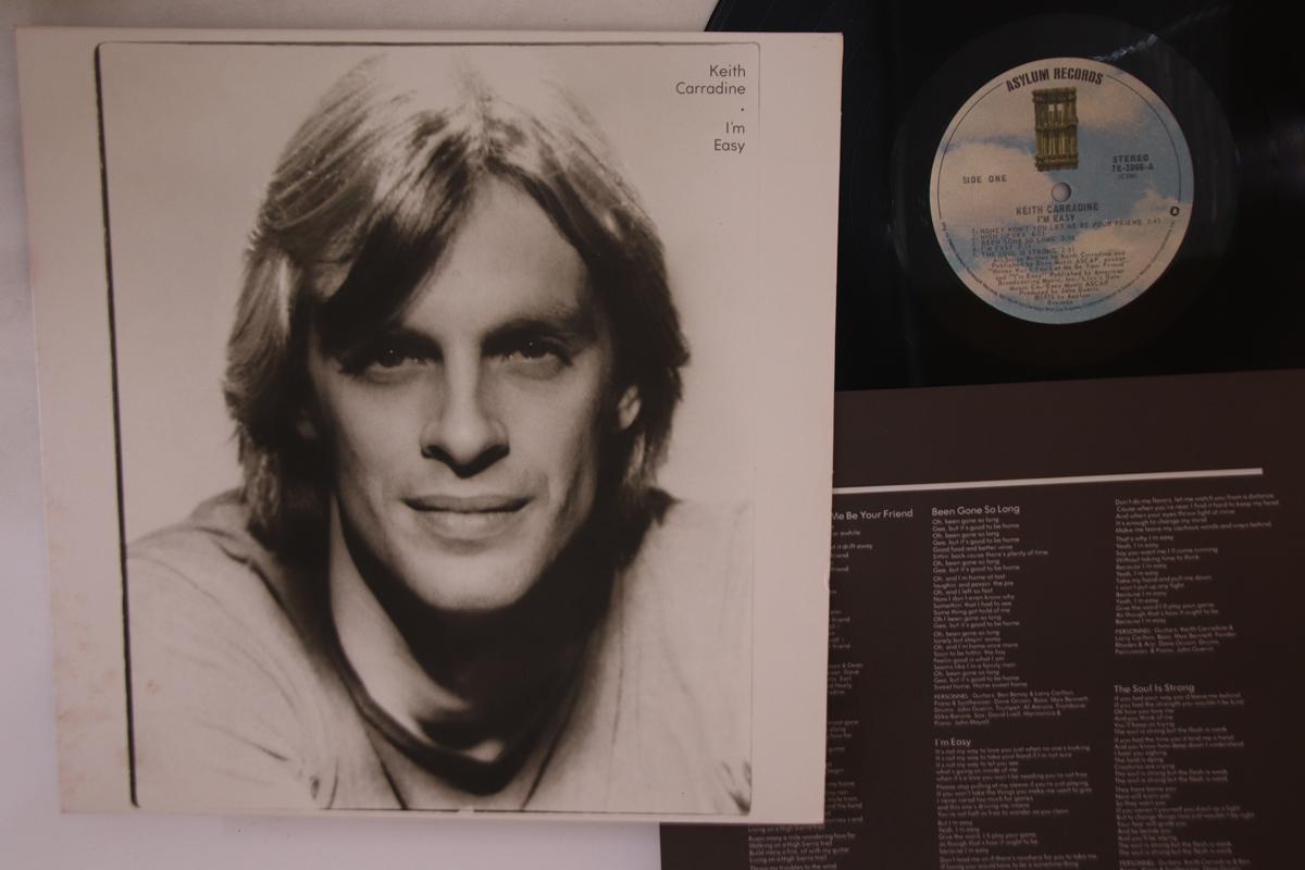 

LP Record KEITH CARRADINE - I m Easy 7E1066 ASYLUM 1976 US Rock Used