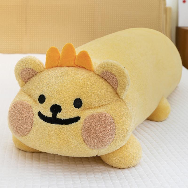 Bear Bug Plush Toy Long Throw Pillow Sleeping Soothing Doll Ragdoll Bedside Pillow Girls Gift