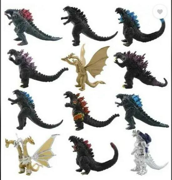 Godzilla Monster Dinosaur Simulation Figurine Model Ornament