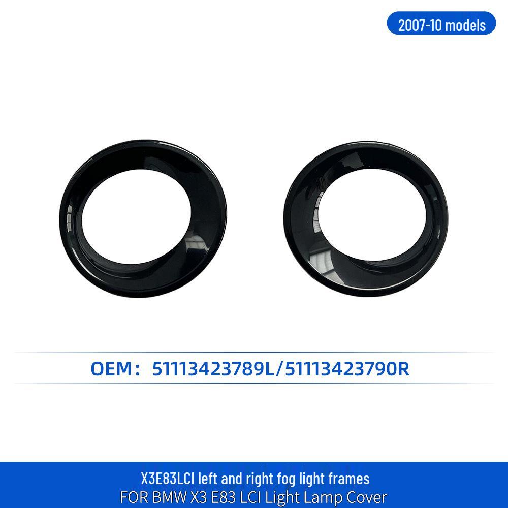 BMW X3 E83 Fog Light Frame LCI Facelift 2007-2010 (Left: 51113423789, Right: 51113423790)
