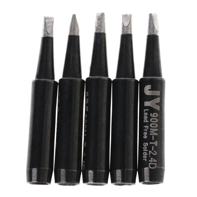 5 Pcs Solder Soldering Iron Tip 900M-T-SI Lead Free For Hakko Saike 936 852d+ 909D