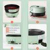 Foldable Travel Pot Multifunctional Split Stir-Fry Pan Portable Cooking Pot Electric Heating Stove Water Boiler 220V