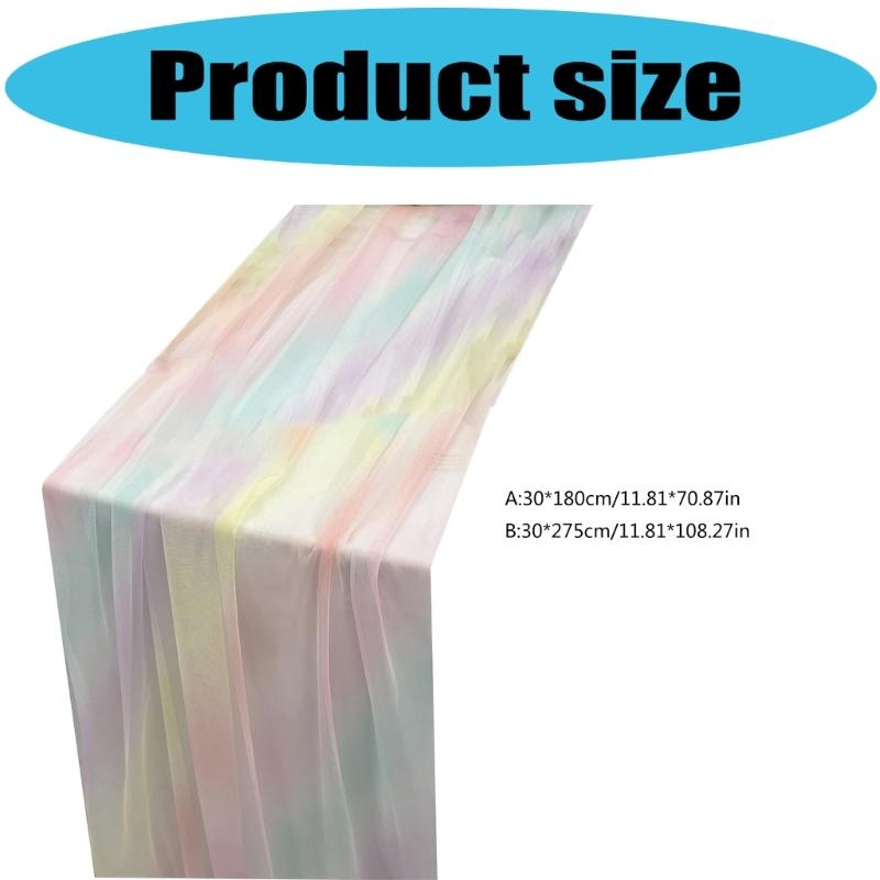 Vibranting Colorful Table Cover Sturdy Spill Proof Materials Easy Cleaning Foldable for Home Celebration