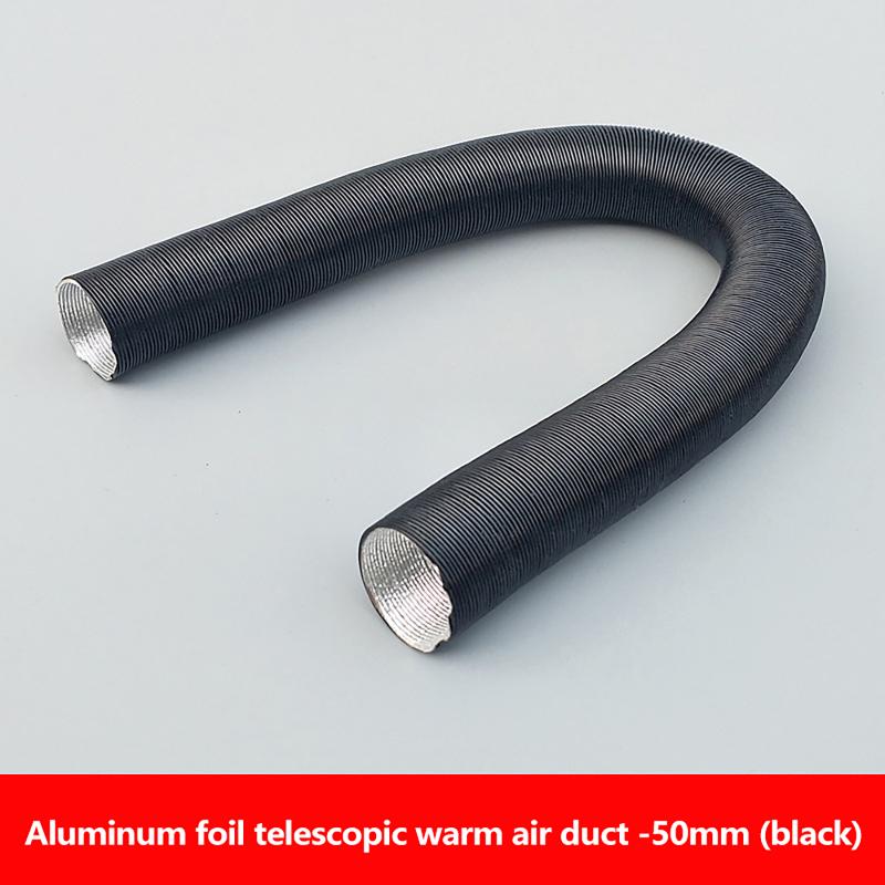 Id50Mm Aluminium Foil Stretchable Air Hose For Auxiliary Heater Heating Duct Various Lengths