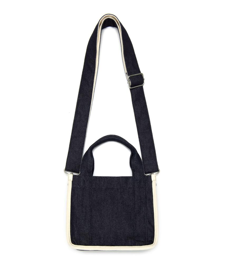 Lee Corduroy Square Two-Way Tote Bag Indigo Dark