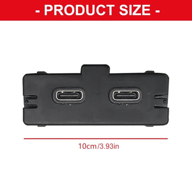 USB Port Type C Socket 3G5035954A 3G5 035 954A for Seat Double USB Charging Port Auto Accessories Easy Installation