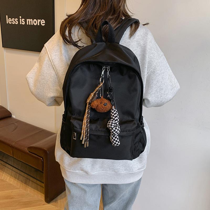 Leisure commuting college style large capacity women's backpack 2025 new leopard print back bag travel bag