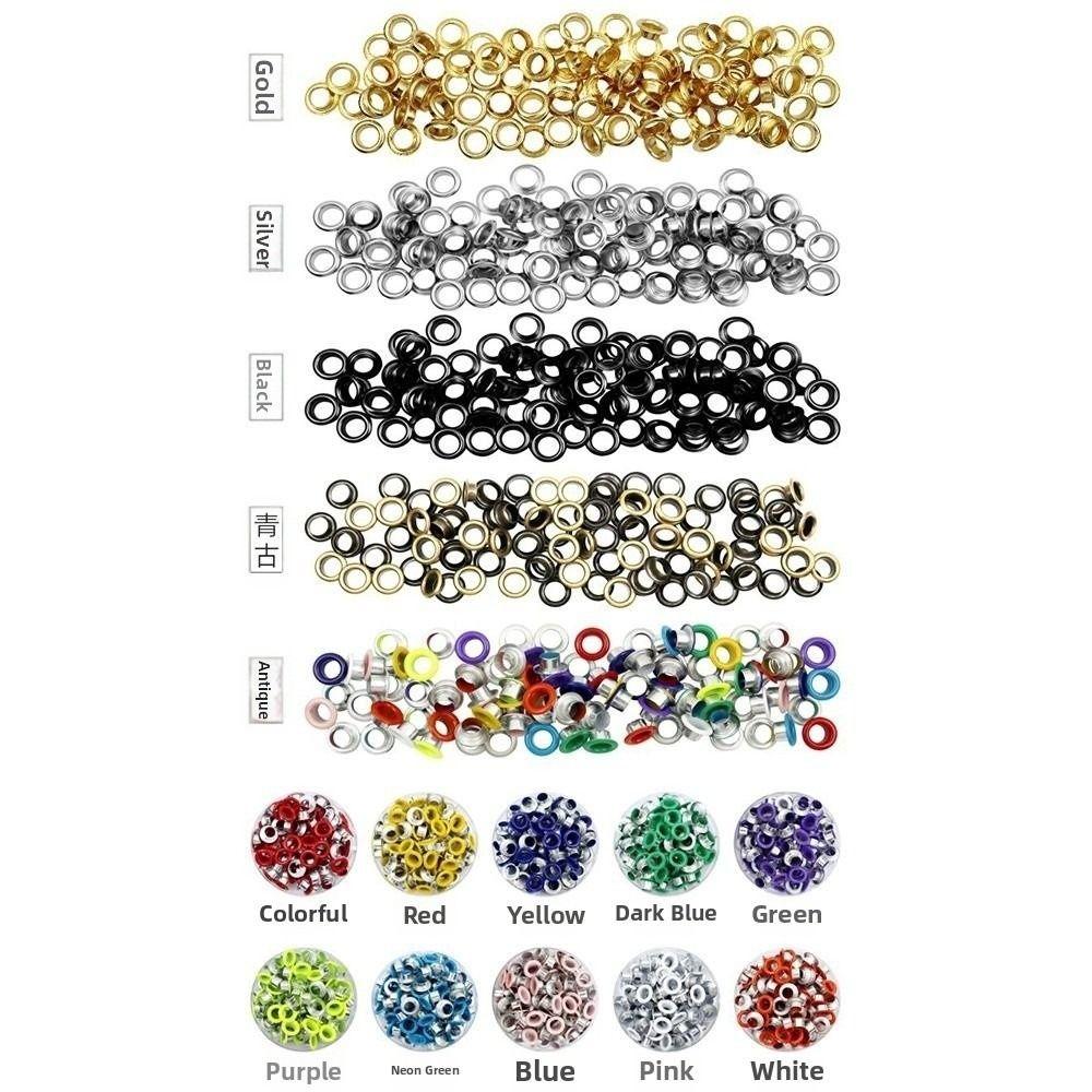 Labor-saving Punching Grommet Eyelet Pliers Kit Metal Hole Punch Pliers Set  Scrapbooking