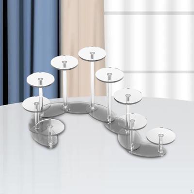 Acrylic Display Stand, Stand Cup Holder Decorative for Birthday Holiday Wedding Party Decor