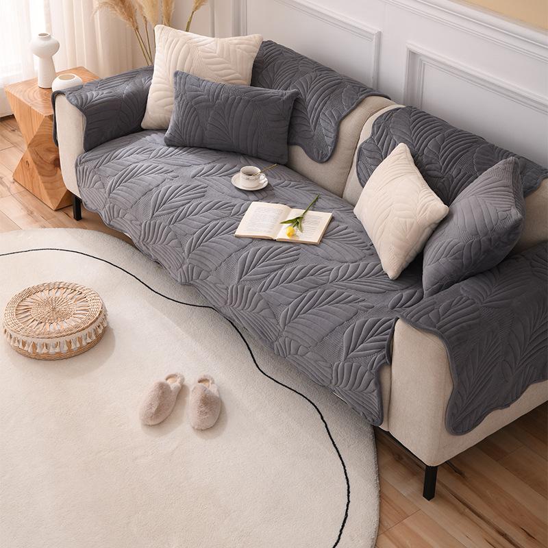 

Four Seasons Універсальна диванна подушка з молочного волокна Потовщена протиковзка тканинна подушка Універсальний диван Універсальний чохол проти подряпин 70*70