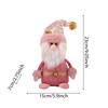 2024 New Christmas Decoration Pink Fabric Art Series Elk Snowman Old Man Window Prop Decoration Supplies Doll New Year Toy