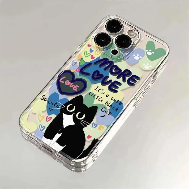 Cartoon Cute Cat Case for Samusng Galaxy S25 Ultra 5G S24 S22 S23 Plus Ultra S20 S21 FE A16 A54 A55 A35 A34 A53 A14 A32 Cover