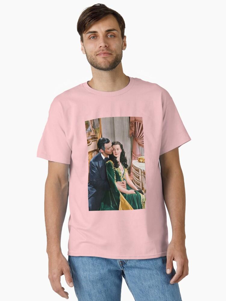 Gone with the Wind Retro Making Out With You Scarlett O'Hara Proverbs Classic T-Shirt
