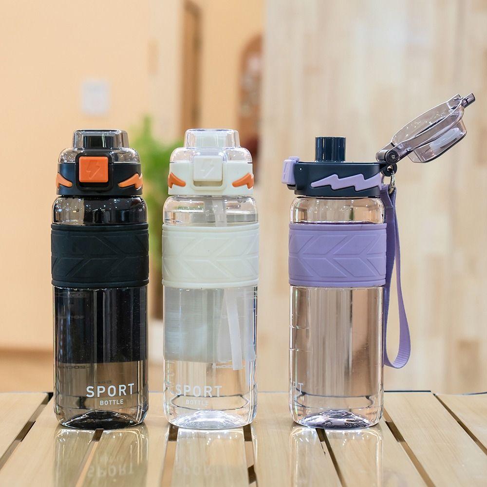 750ml Water Bottle Cup Large Capacity Fitness Kettle Portable Travel Bottle  Summer Sports Fitness