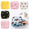 Waterproof Sanitary Pad Storage Bag Cartoon Pattern Sanitary Napkin Bag  Women Girls