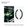 For BMW E60 E70 E71 X5 X6 G20 G22 G07 i4 G29 X3 F30 F31 F35 F34 Made of Alcantara Warp Car Steering Wheel Cover 38cm Accessories