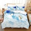 Anime Natsume's Book Of Friends Bedding Set Boys Girls Twin Queen King Size Duvet Cover Pillowcase Bed Boys Adult Home Textile