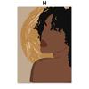 Abstract Butterfly Monstera Black Fashion Girl African Art Nordic PostersCanvas Painting  Prints Wall Pictures Living Room Decor