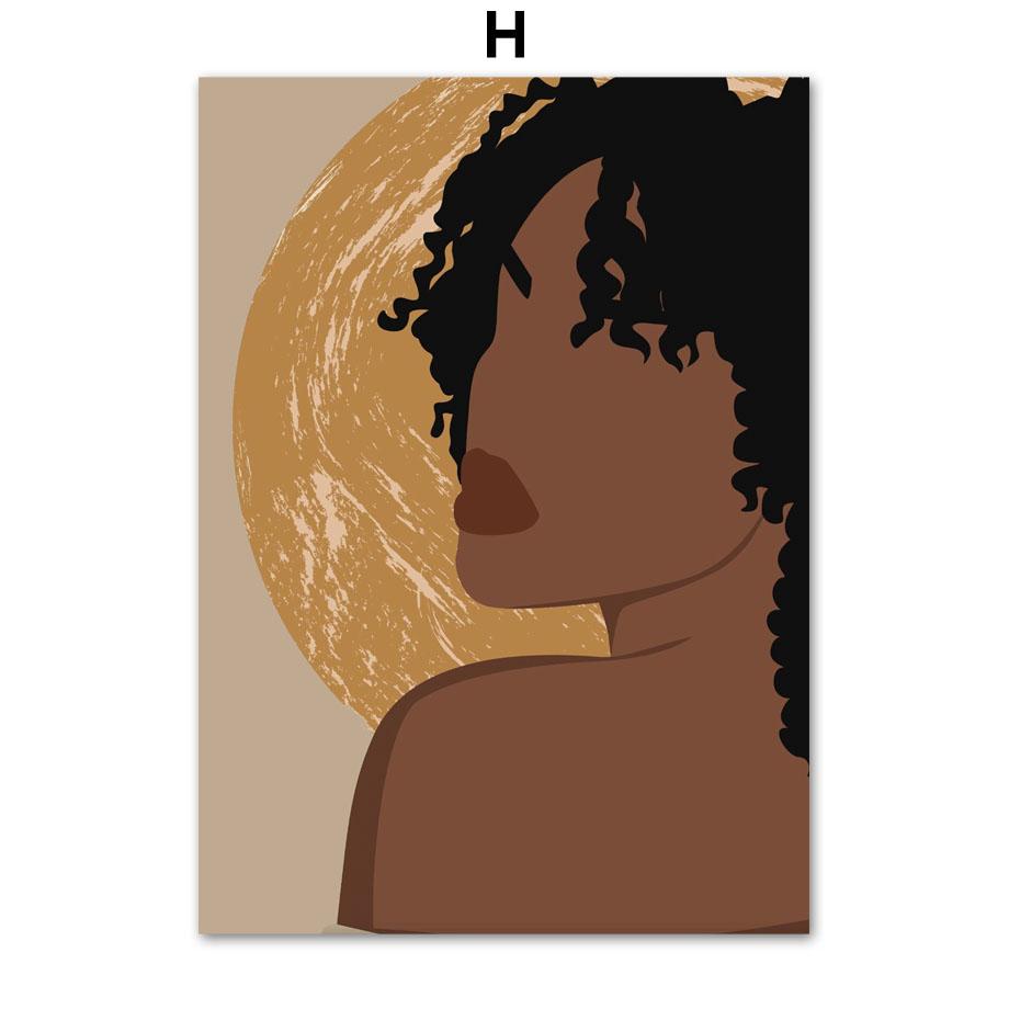 Abstract Butterfly Monstera Black Fashion Girl African Art Nordic PostersCanvas Painting  Prints Wall Pictures Living Room Decor