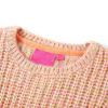 Pull-over tricoté pour enfants rose doux 92/104/116/128/140