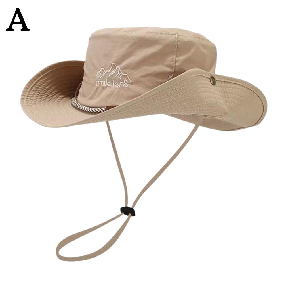 

Летняя мужская солнцезащитная кепка, водонепроницаемая, быстросохнущая, дышащая, с широкими полями, с защитой от ультрафиолета, регулируемая, для рыбалки, пешего туризма, рыбацкие шапки China