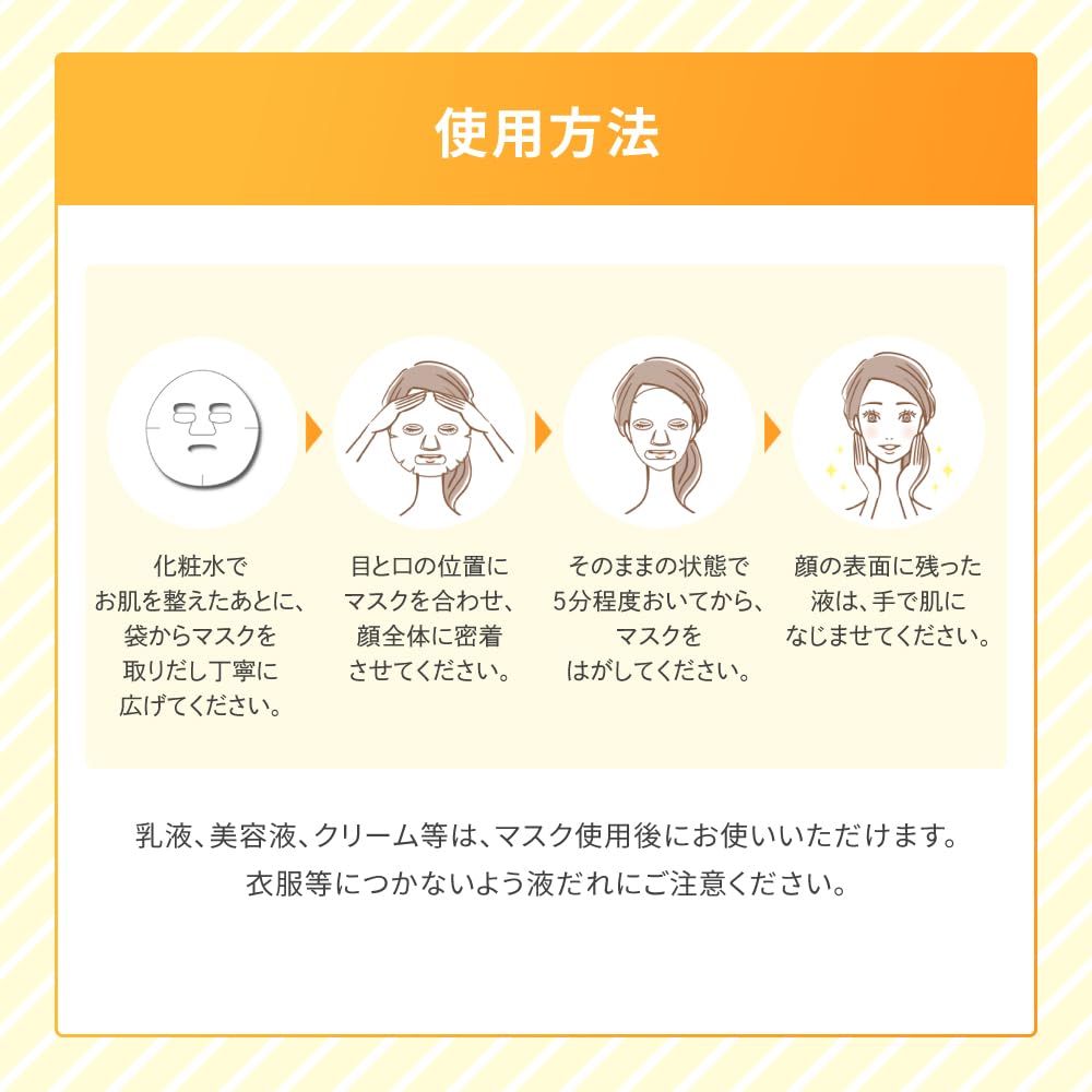 Melano CC Intensive Treatment Large 28 Sheet Masks Vitamin Vitamin E and Serum Ingredients for High Gokujun Hyaluronic Acid Sachet Included Mask,