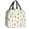 Sausage Dog Lovers Insulated Lunch Bag for Camping Travel Dachshund Waterproof Cooler Thermal Bento Box Women Children