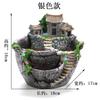 Mini Garden Planter Set Resin Decorative Pot Indoor Outdoor Micro Landscape DIY Home Office Desk Decor