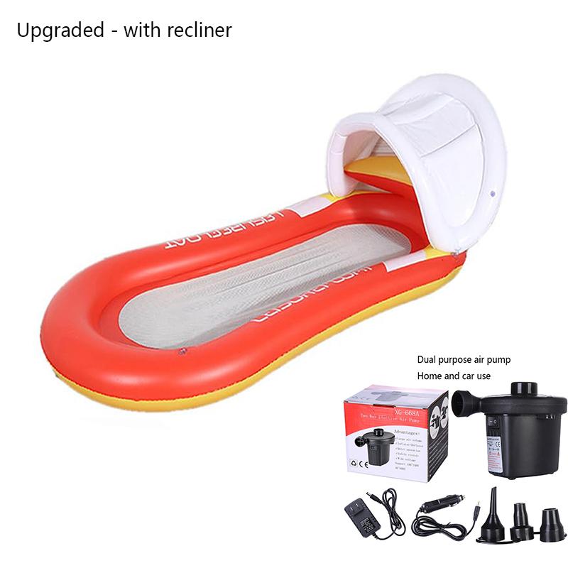 Inflatable Air Mattress for Women Water Hammock Inflatable Ring for Kids Large Floating Toy Swimming Tube Chair Pool Floats