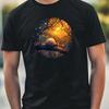 Men's T-Shirt Snail Portrait Motif Cotton Size XS To 5XL