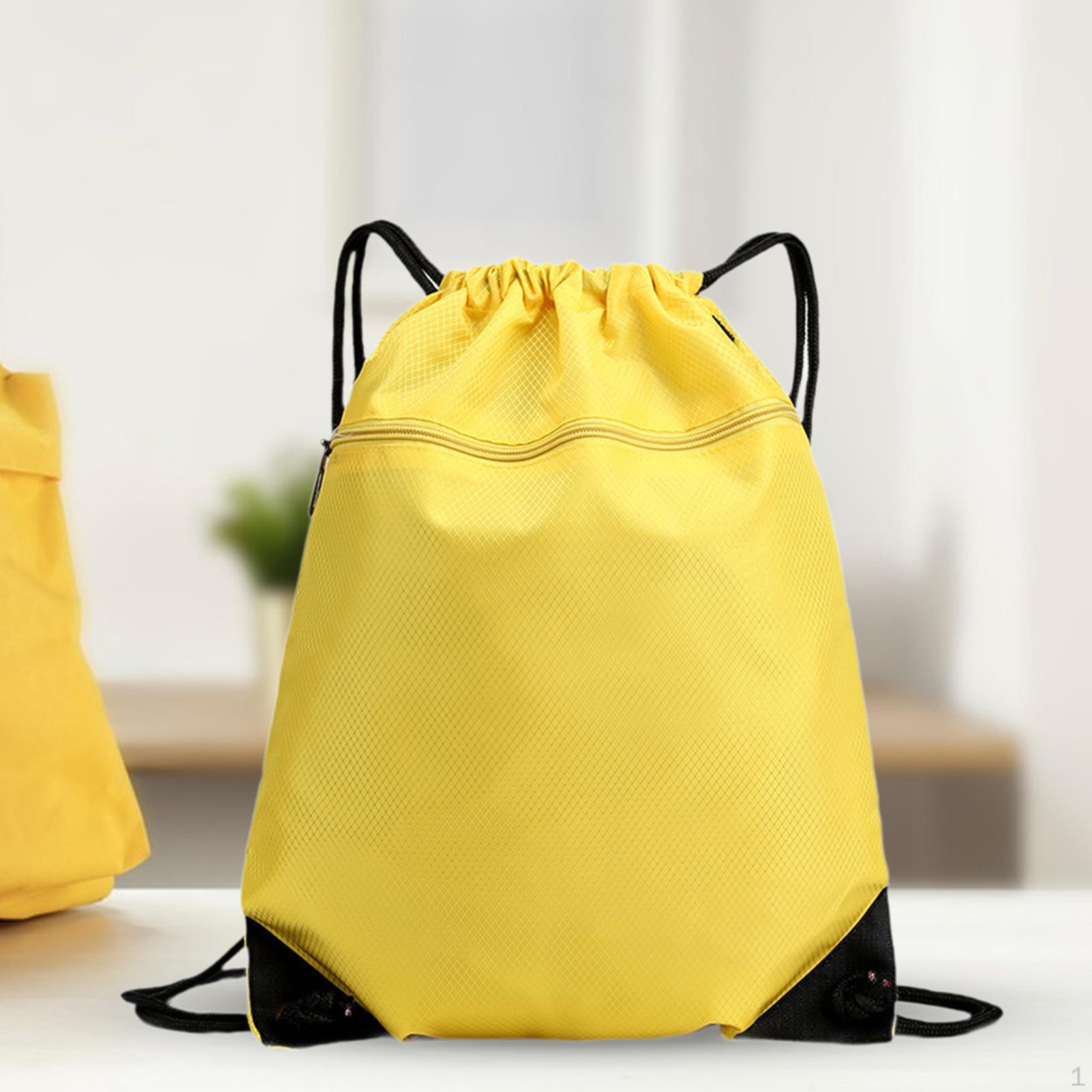

Рюкзак на шнурке для активного образа жизни жёлтый