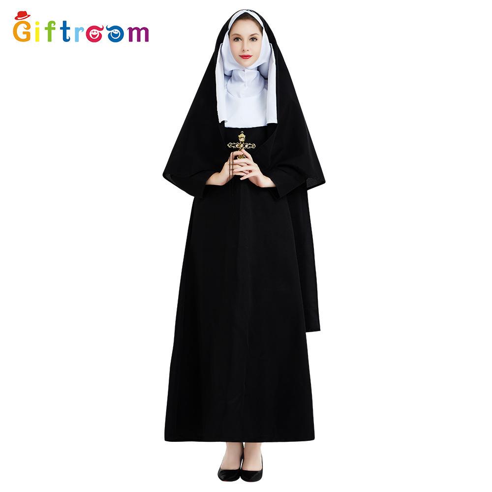 

Stunning Womens Polyester Halloween Cosplay Long Robe For Dramatic Stage Acts 776,One Size
