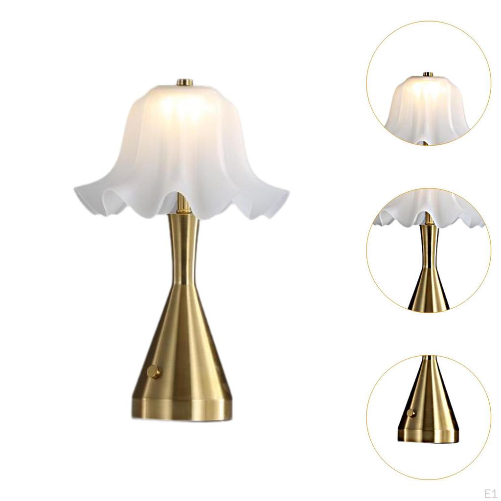 Bedside Lamp Touch Portable Table USB Charging Function Decorative Energy Saving for Bedroom