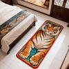 2D Flat Tiger Doormat Water-absorbing Bedside Rug Unique Bedroom Carpet  Home Decor