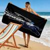 Rogue Samurai's Fury beach towel Portable for travel soft seaside Absorbent bath towel Outdoor pool towel Comfort beach Fashion