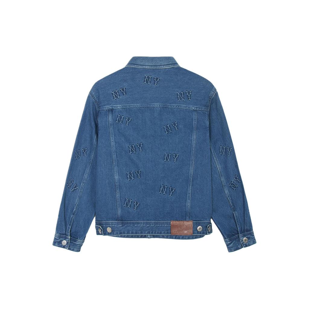 MLB New York Yankees Denim Jacket Unisex Blue 3ADKM0341-50INS