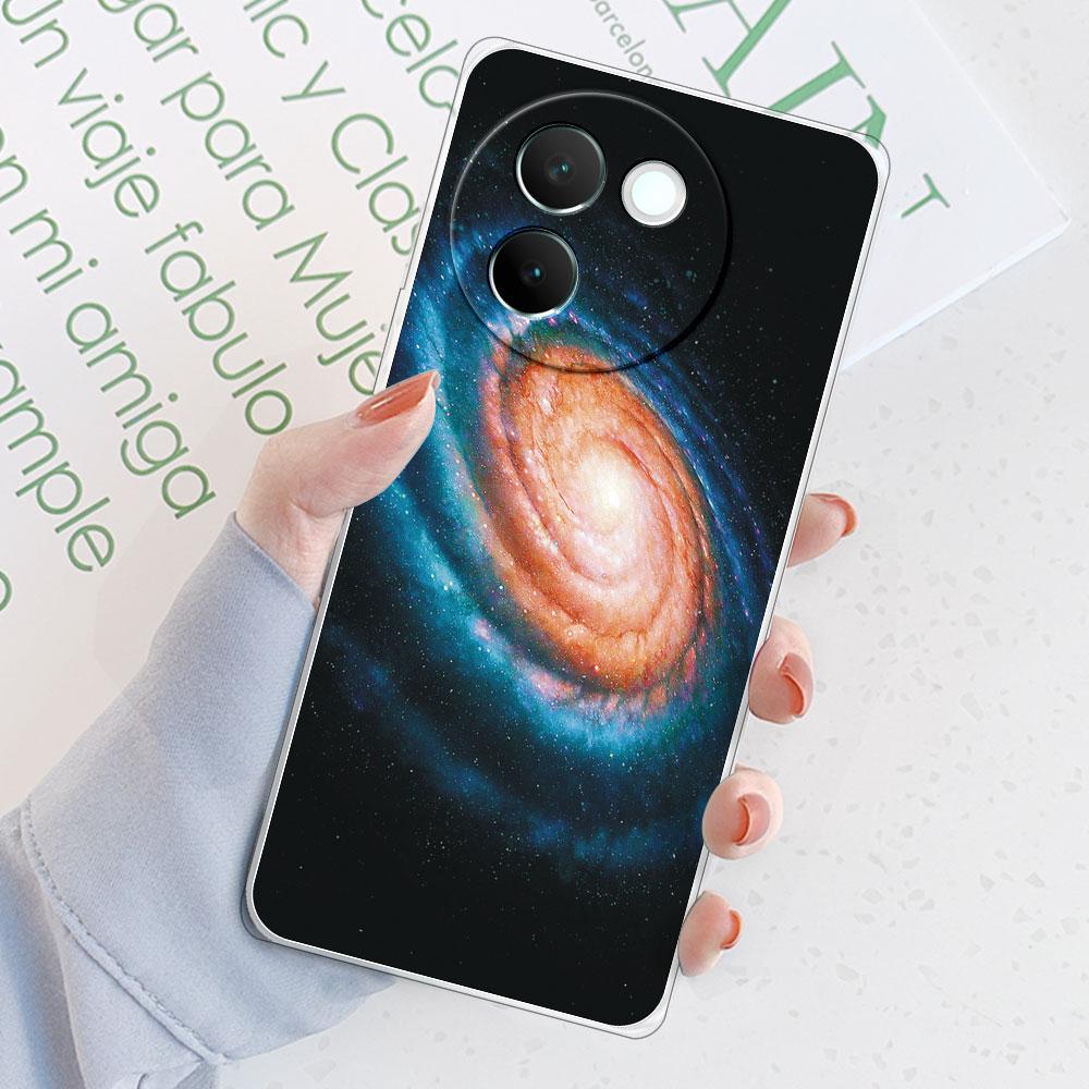 For Vivo V30E 5G Case Back Cover For Vivo Y200i 5G Funda Shockproof Clear Soft Silicone Phone Case on Vivo T3X 5G Protect Coque