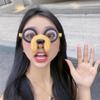 1Pcs Puppy Personality Ball Funny Glasses Pet Fashion Two-Dimensional Halloween Glasses Home Festival Party Supplies