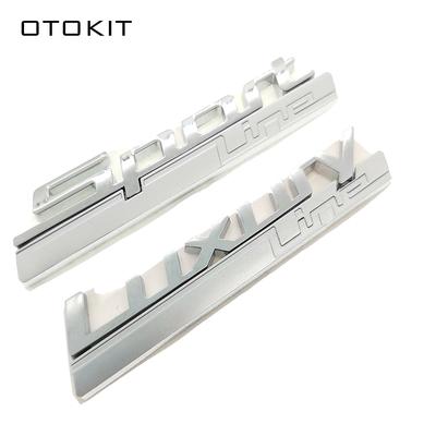 1PCS 3D ABS Sport LINE Luxury LINE Nálepka s bočním znakem pro 2 3 4 5 7 Series GT Fender Odznak s logem auta Obtisky s logem auta