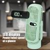 2025 NEW Portable air conditioning fan, desktop fan large battery long endurance, 5-speed 720 ° S air-cooled fan