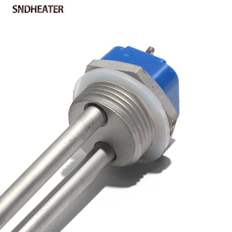 SNDHEATER DN25 G1 Závit BSP Ohřívač vody Odpor 120V 240V Nerezová ocel Ponorný Solární topný prvek 1000W 2000W 2500W