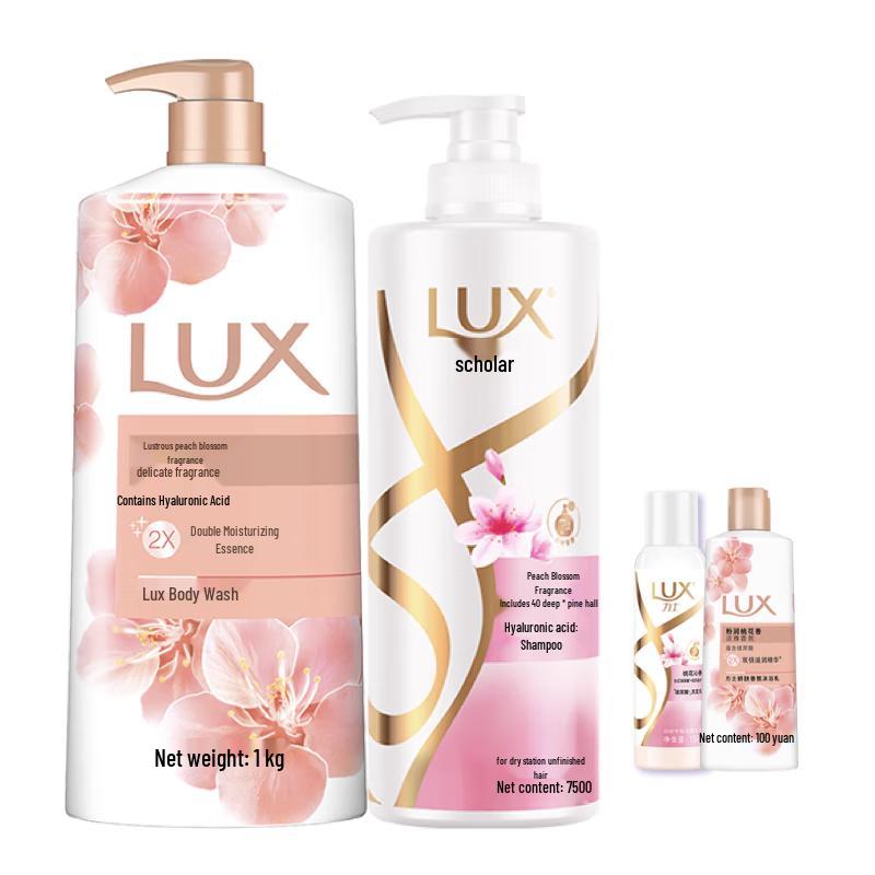 LUX Peach Blossom Fragrance Shampoo & Shower Gel Set