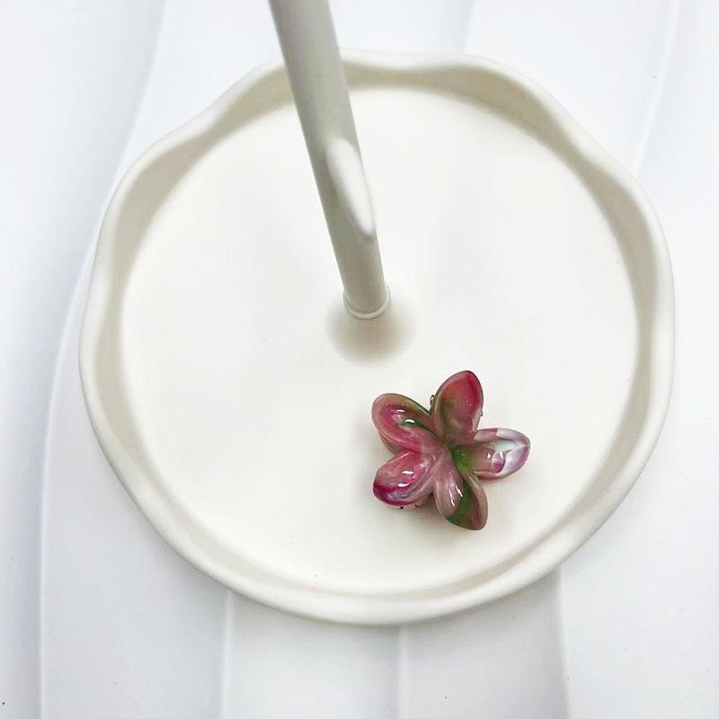 Europäische & Amerikanische Frangipani 4cm Strandurlaub Mode Haarspange
